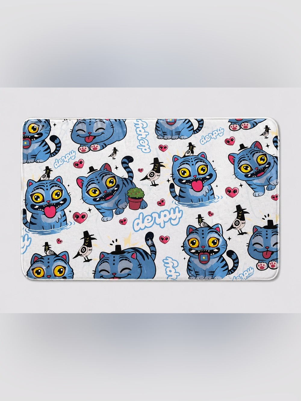 KPOP Demon Hunters Bath Mat Rug | Non-Slip Bathroom Floor Mat